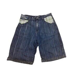 Vintage Tool Shorts Men’s Size 38X14  Blue Denim Y2K Baggy Skater Retro Hip Hop